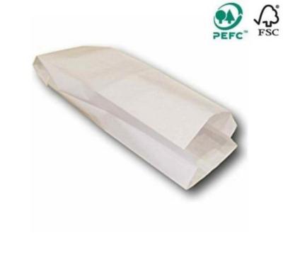 Papirpose 3kg Hvit kraft belg Nwp 275x375mm (1000)