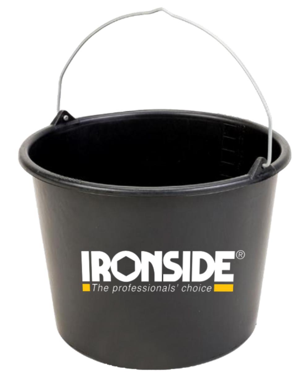 Murerbøtte plast Ironside - Murerbøtte plast Ironside 12L svart 103838