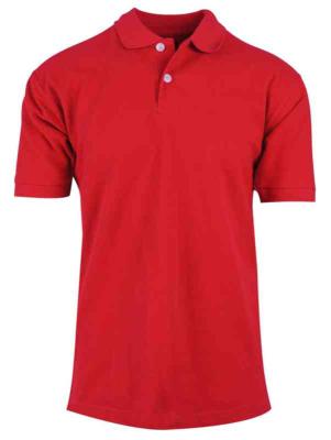 Piqueskjorte YOU Milano Rød str 3XL