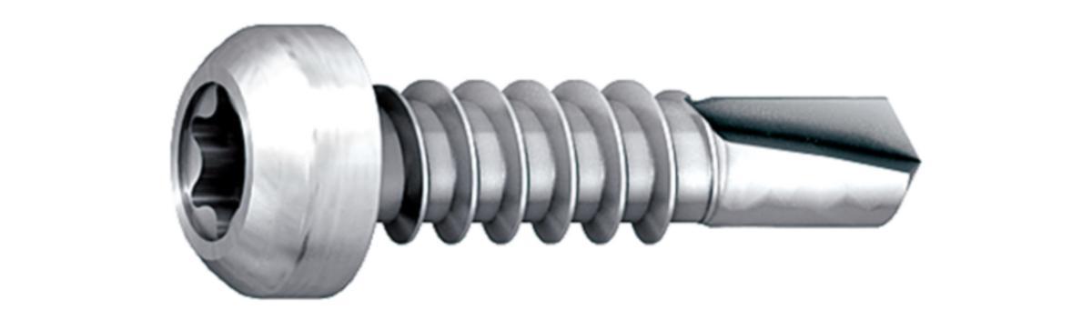 Beslagskrue Ejot T20 A2 - Beslagskr 4.8X22 T20 A2 R9007 BSP 2X1.0 knapphode 500pk