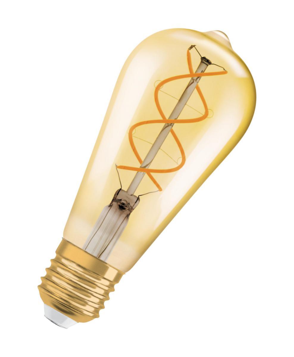 LED Lyspære Ledvance EDI DIM - LED Lamp 1906 EDI DIM 28 4W/82 LED Lyspære 1906 Edison E27 3
