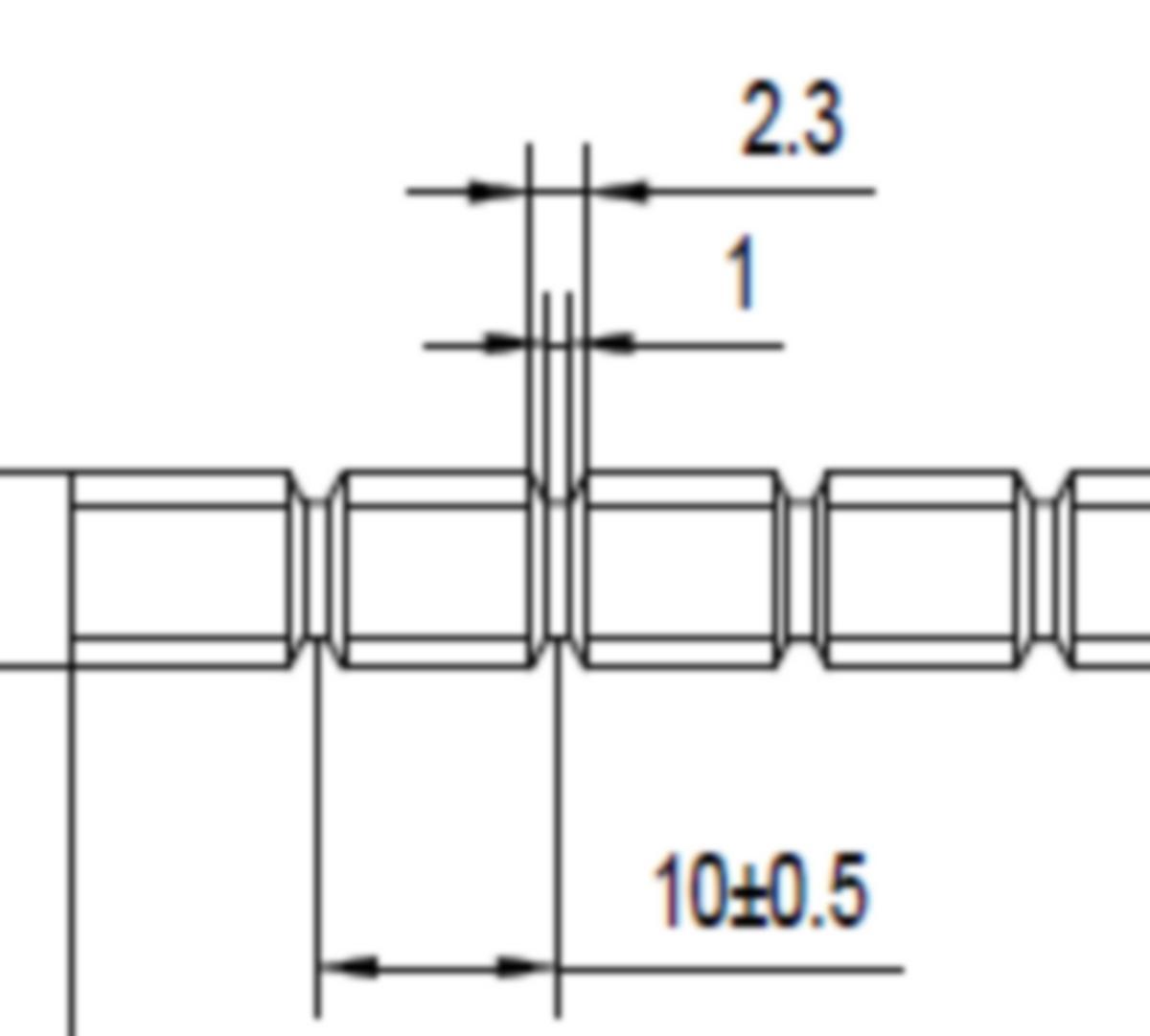 Gjengestag Pressix elforzinket FIXX - Gj.stag 8X1000 EZ Pressix 10mm FIXX gjengetstag elforzinket