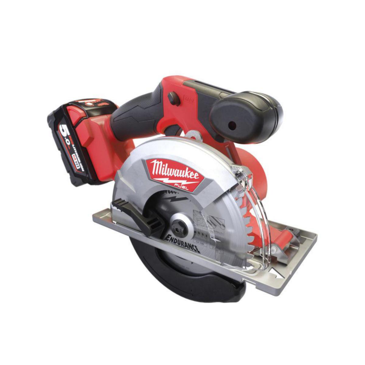 Metallsirkelsag Milwaukee M18 FMCS-502X 2x5Ah - Sirkelsag Metall M18 FMCS-502X Milwaukee 2 x 5.0 Ah