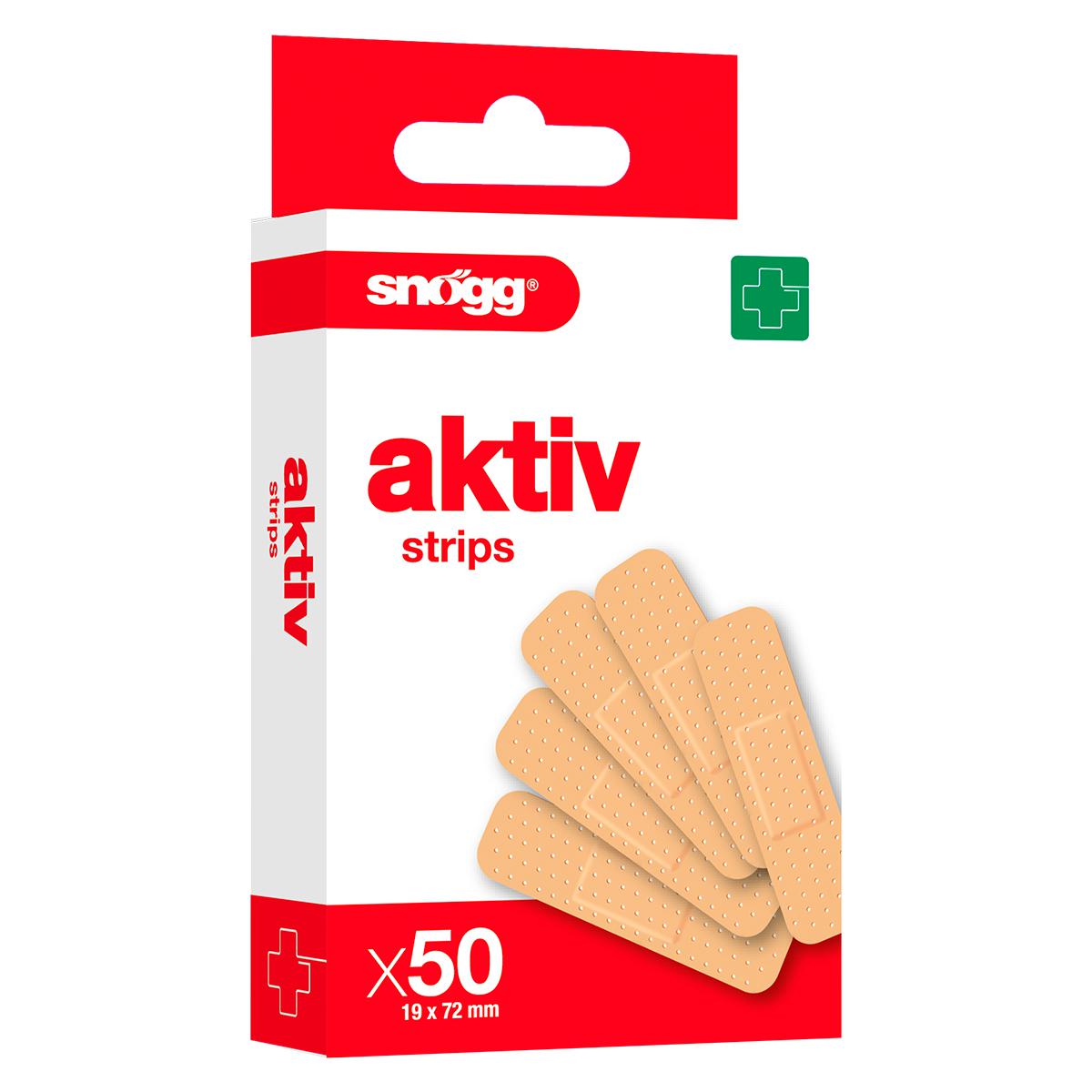 Aktive strips Snøgg® - Plaster Snøgg Aktiv Strips 19X72mm 50pk