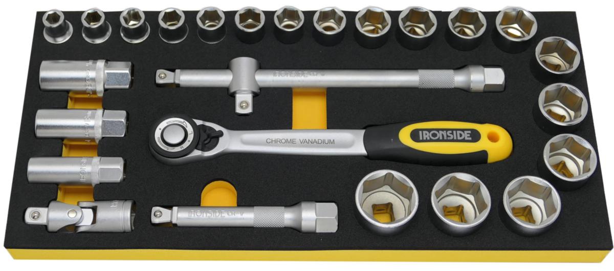 Pipesett Modul tommer Ironside 1/2", 26 deler - Modul Pipesett 1/2" tommer Ironside 26 deler flankdrive