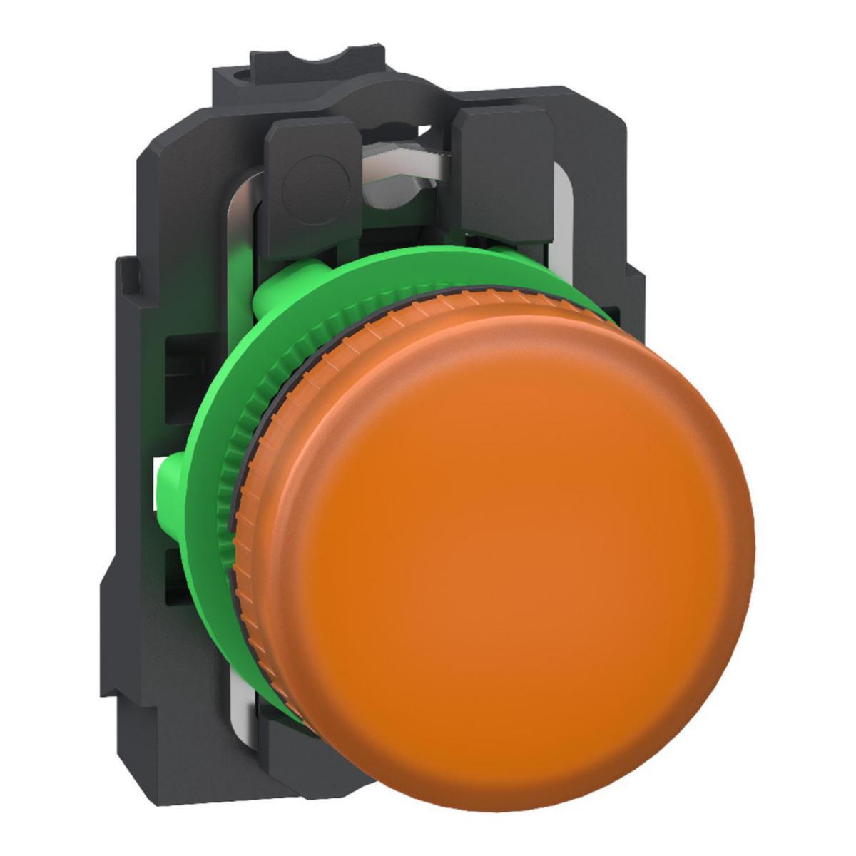 Signallampe Schneider Harmony XB4 LED push-in - Signallampe orange 24V LED pus