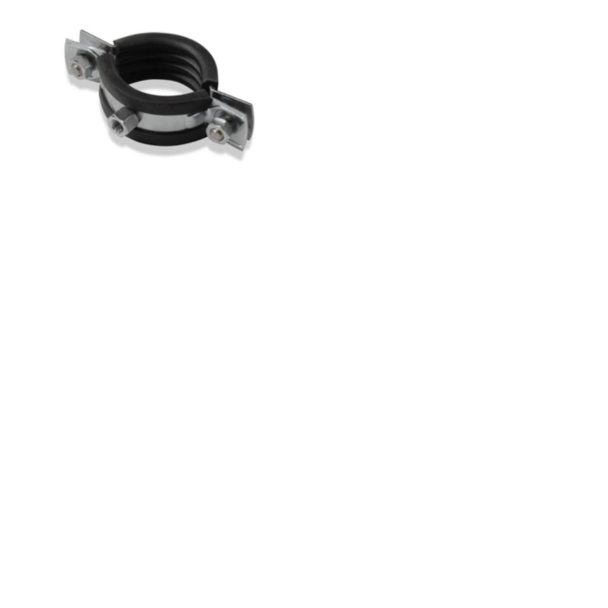 Rørklammer, AISI 316. EN1.4404, Acopipe - 110 mm Aco Pipe rørklammer med gummi/bøyle AISI 316