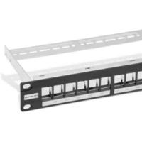 Patchpanel 24P STP 1U Svart Eurolan