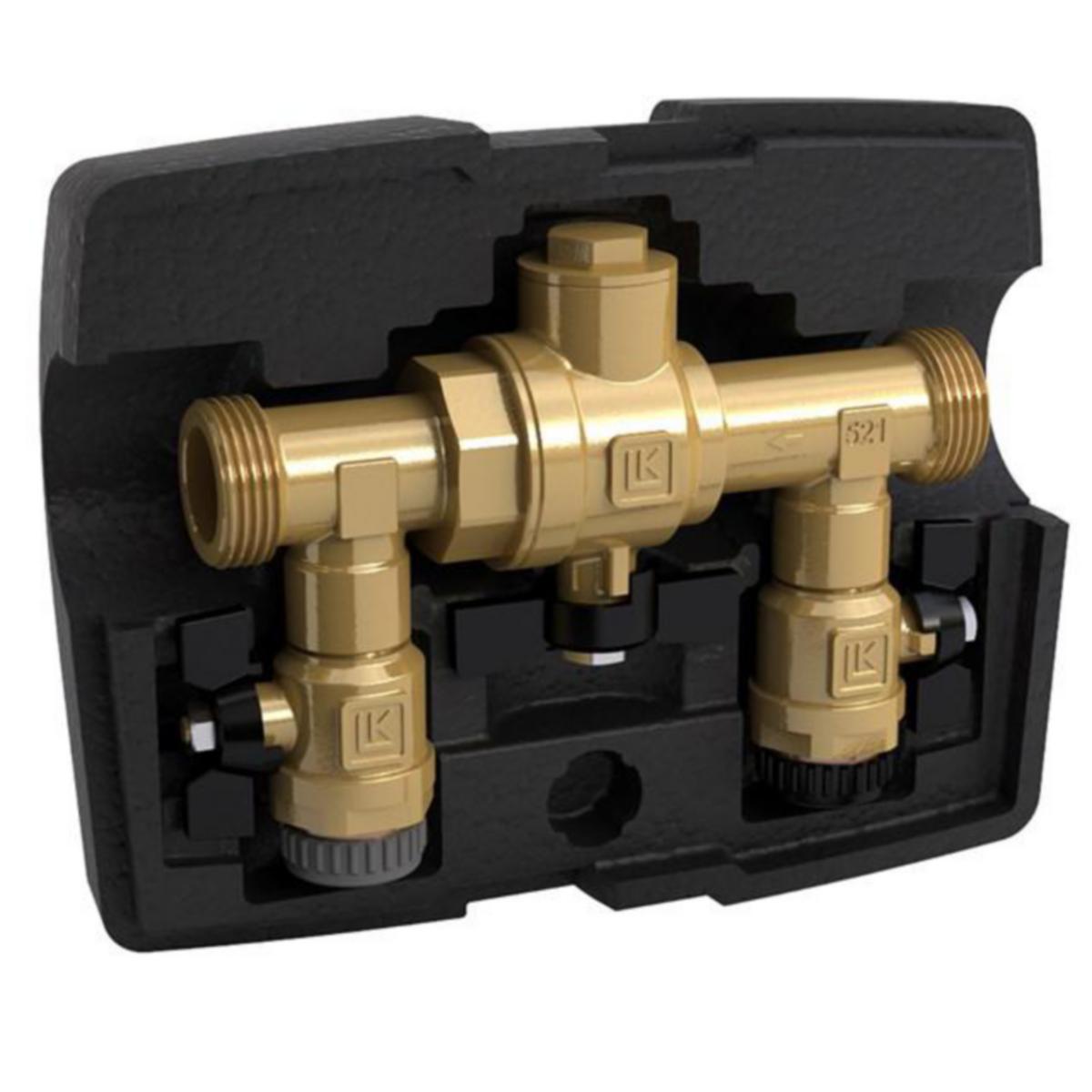 Påfyllingssett LK 521 Multifill, LK - G1"xG¾" MultiFill® LK 521 Komb.ventil for varmepumper,LK