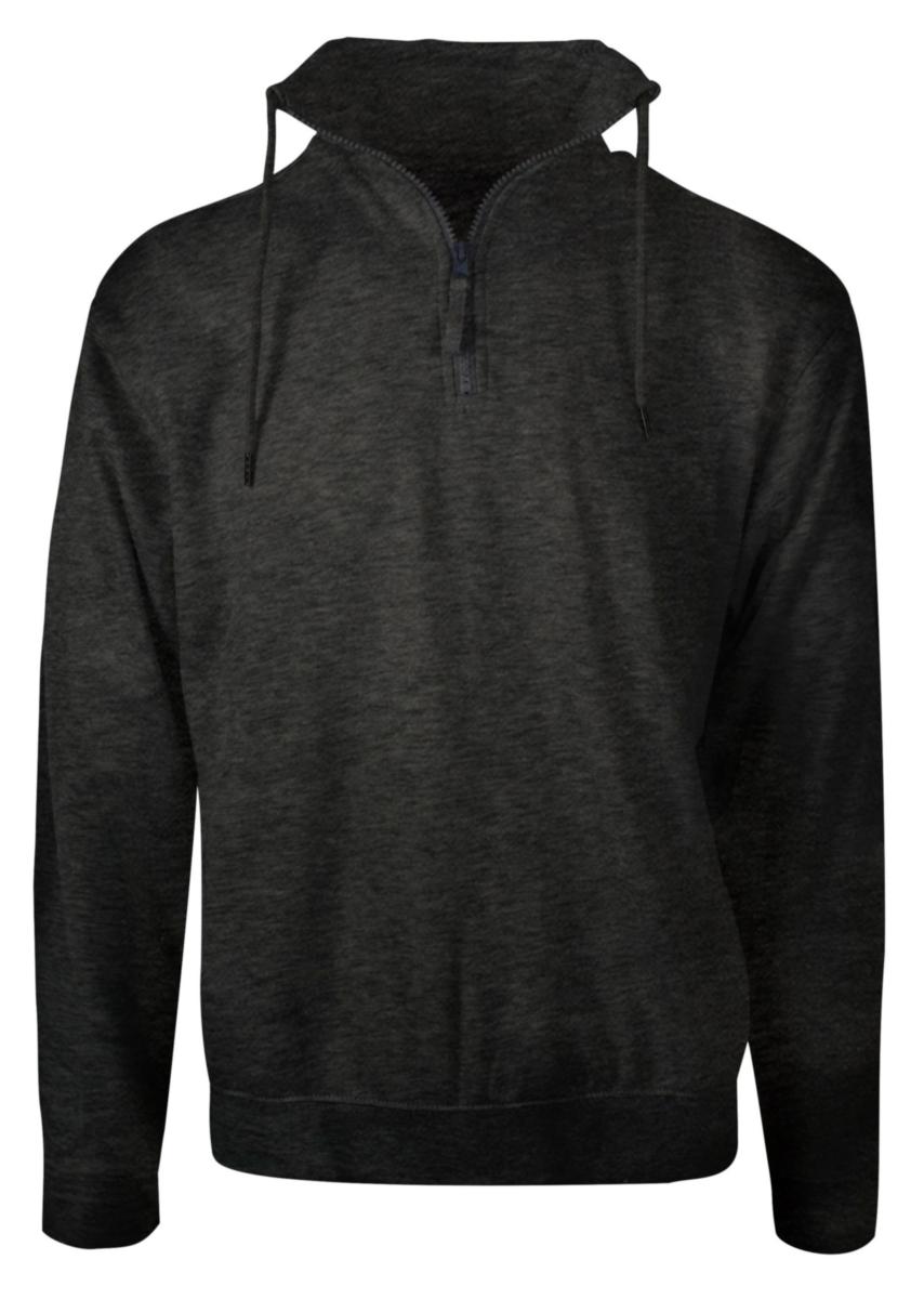 Collegegenser med zip YOU® Panther - Collegegenser zip BR Panther Koksgrå str S