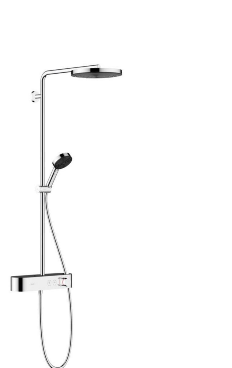 Takdusjpakke Pulsify S Showerpipe 260 1jet med ShowerTablet Select 400, HG - HG takdusjpakke Pulsify S Showerpipe 260 1jet krom