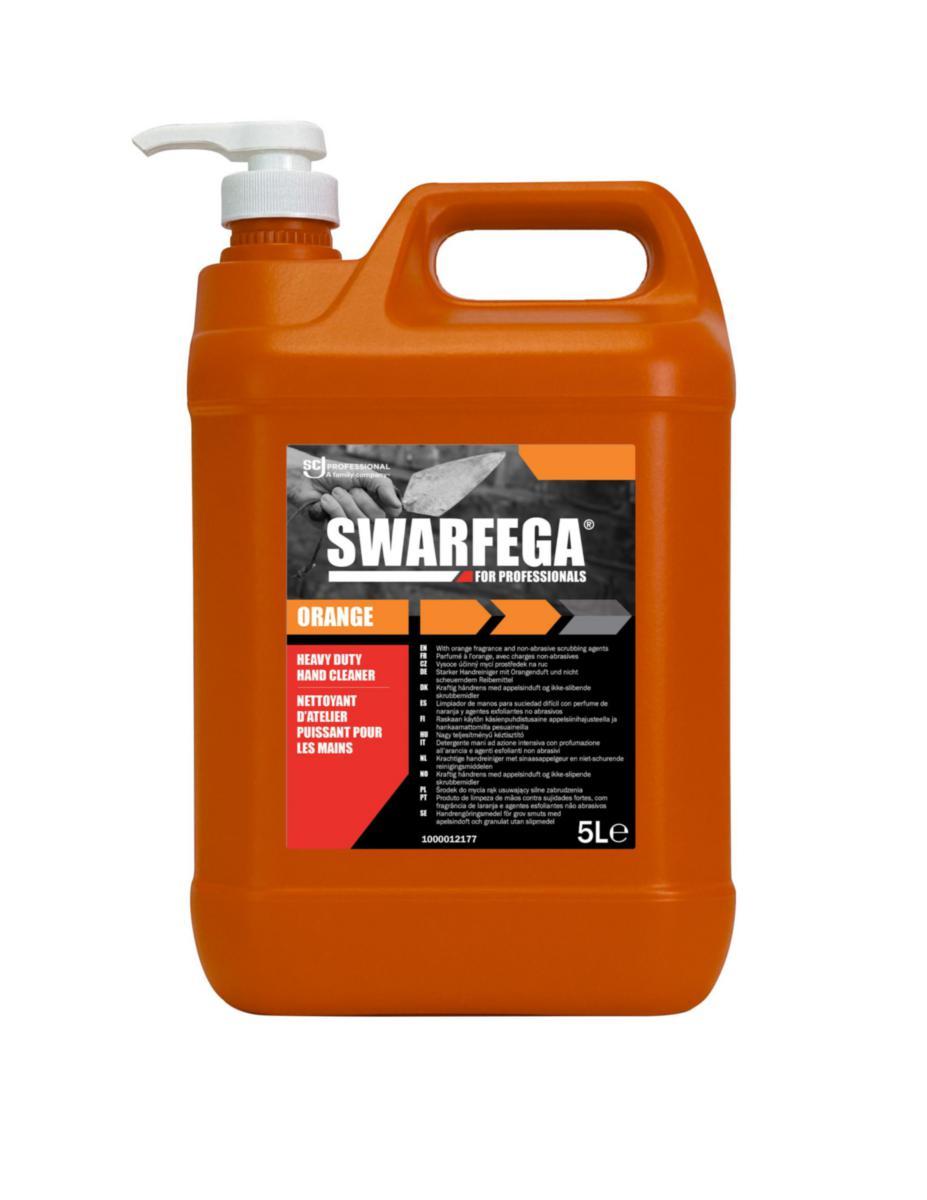 Håndrens Swarfega Orange - Håndrens Orange Pumpeflaske Swarfega 5L