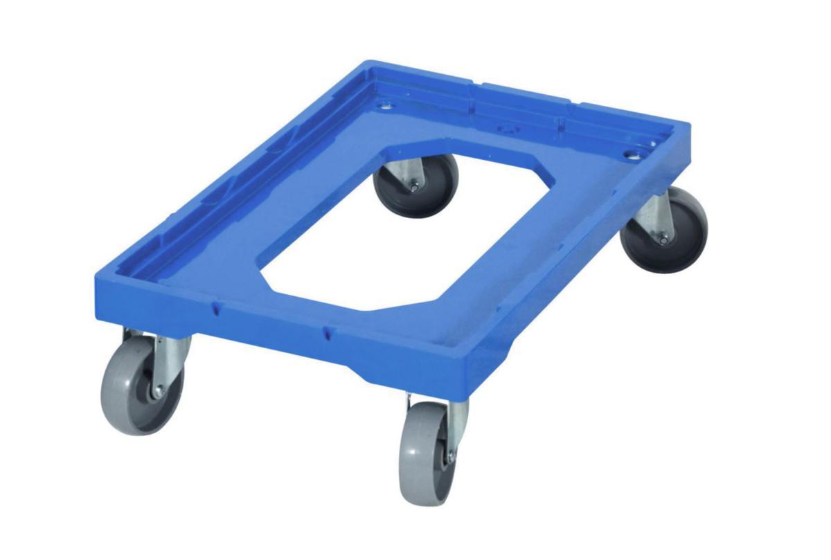 Brettvogn - Rullevogn 600X400mm kap 250kg blå