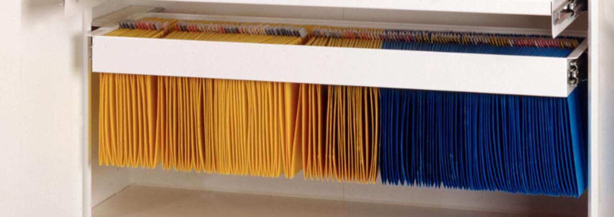 Oppbevaringsskap Allround 84A - Innsats uttrekkbar f/hengemap. for skap 84A Jiwa