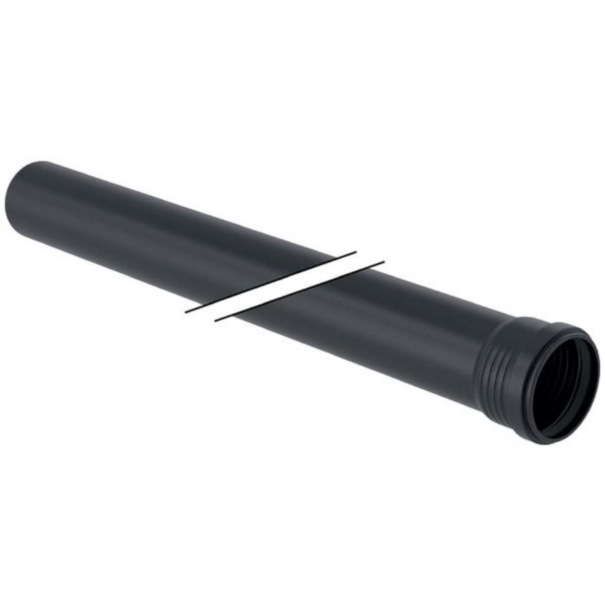 110 x 3000 mm silent-pro rør m/muffe. pp-mx - rør med en ...