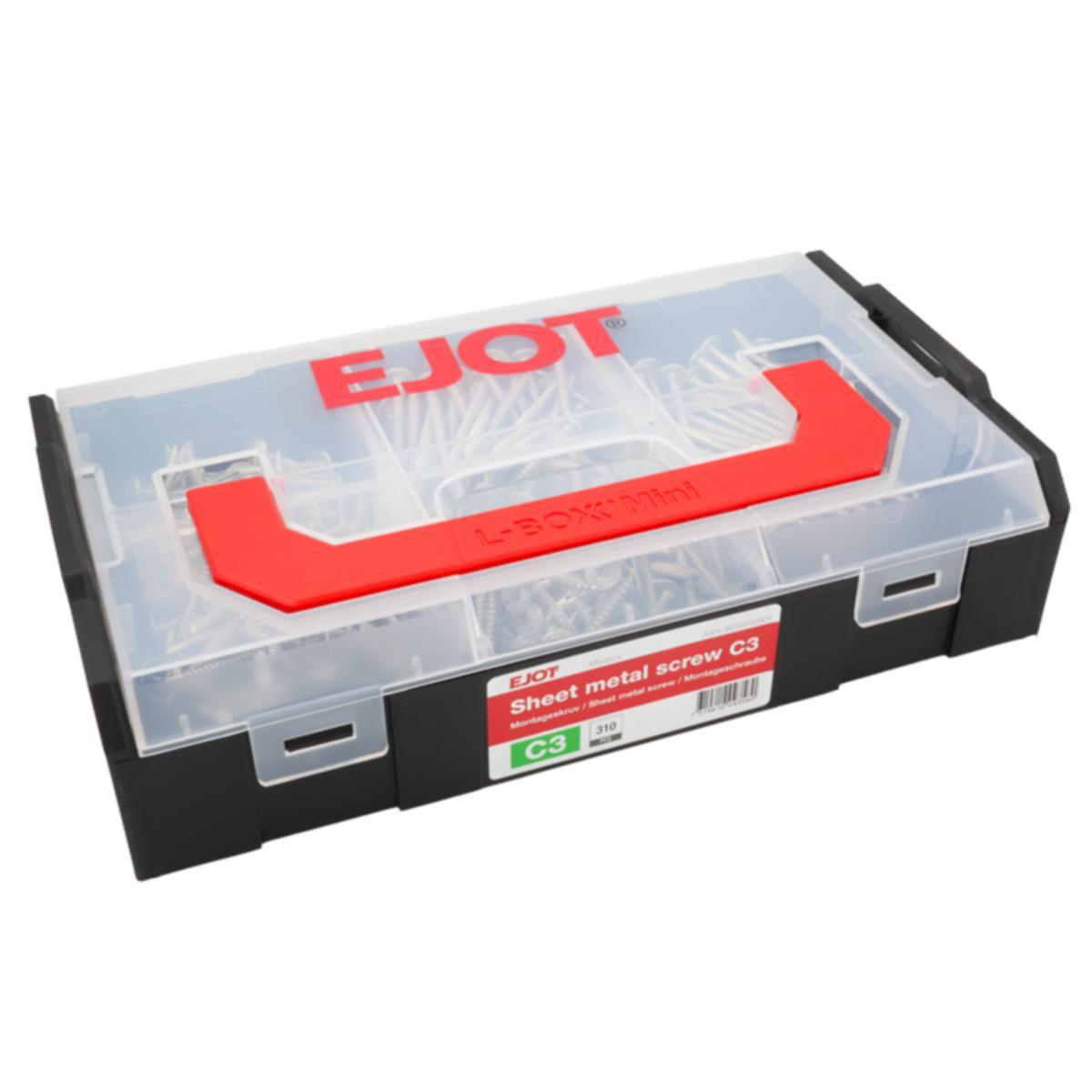 Monteringskruer Ejot Minibox C3 tre - Monteringskruer Minibox C3 Ejot tre 1pk