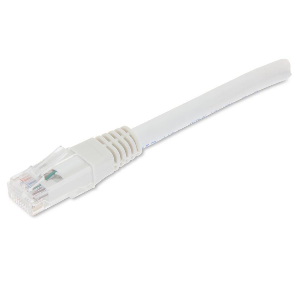 Patchesnor CAT 6 UTP LSZH Hvit Eurolan - Patchekabel Cat 6 UTP hvit 5m