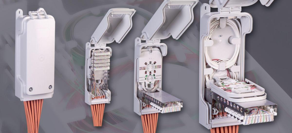 Fiber Skjøteboks HT Foss - Skjøteboks. HT. 6 kassetter