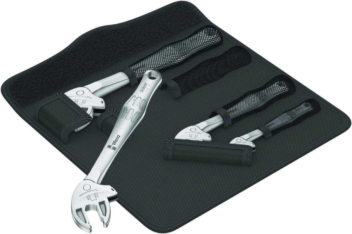 Skiftenøkkelsett Wera Joker 6004 - Skiftenøkkelsett Joker 6004 Wera 4 stk