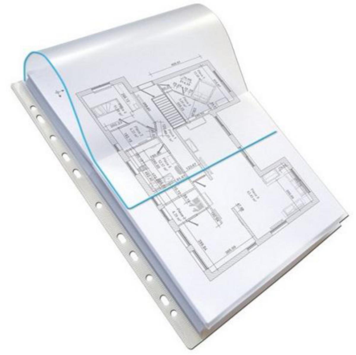 Plastlomme Elba® med Klaff - Plastlomme Med Klaff Elba 180my A4 10pk