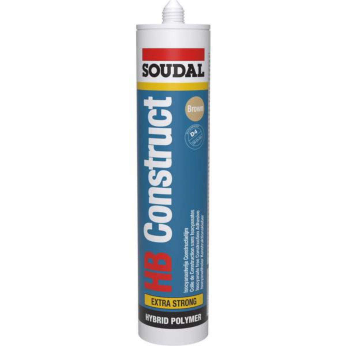 Konstruksjonslim Soudal HB Construct - Konstruksjonslim HB Construct Soudal 290ml sort