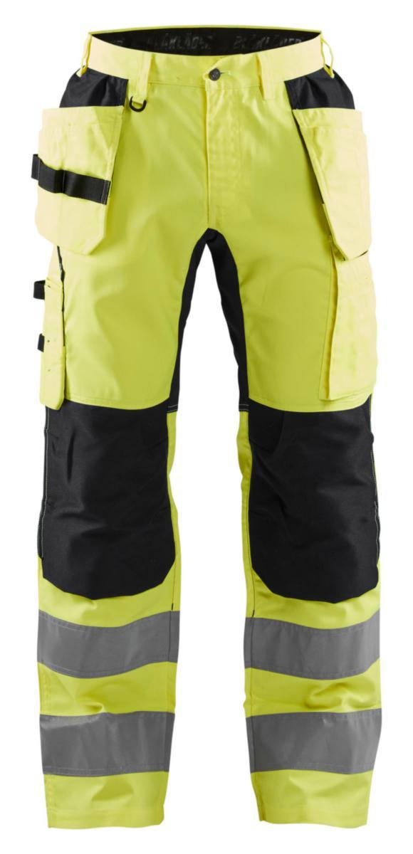 Håndverksbukse 4X Blåkläder 1552 HiVis kl.2 - Håndverksbukse 4X Blåkläder 1552 HiVis kl.2 gu/sv str C54