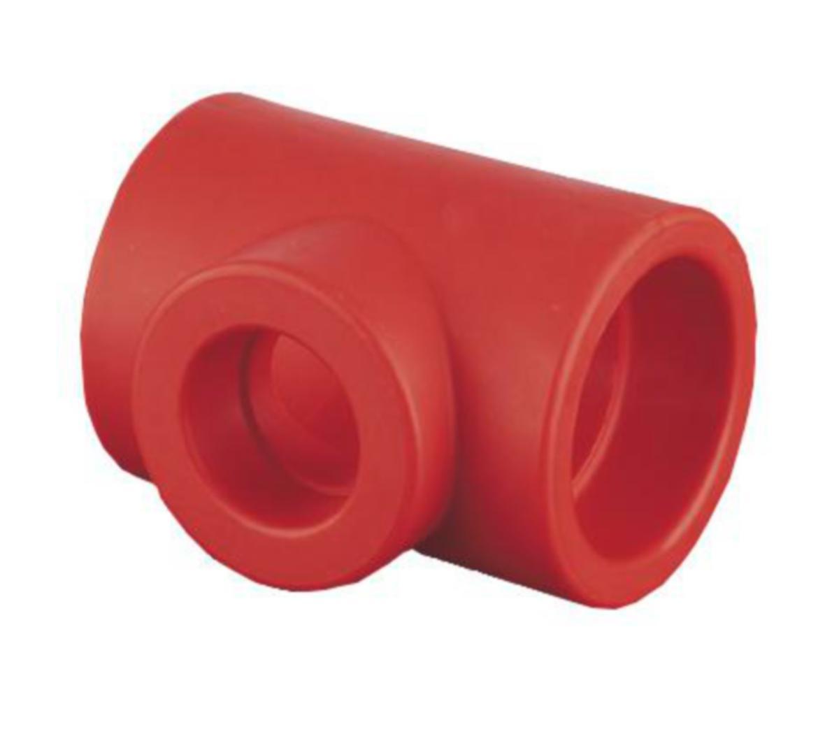 63x40x63mm overgangs t-rør red pipe f/sprinkling - t-rør ...