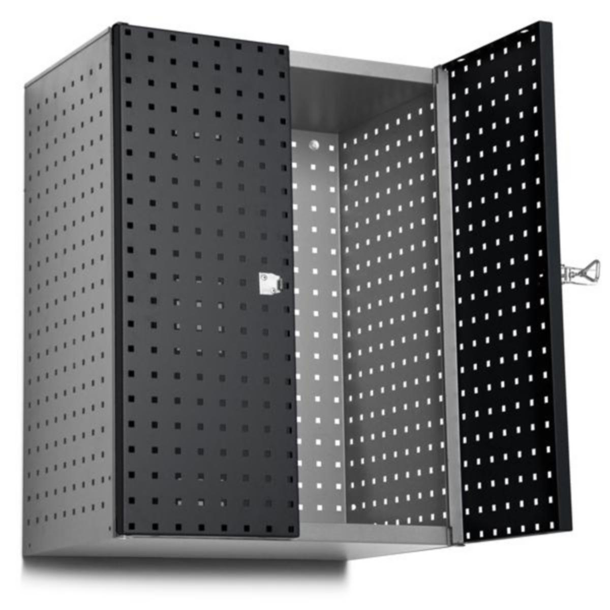 Verktøyskap SM perforert - Verktøyskap perforert SM 870x250x715mm grå