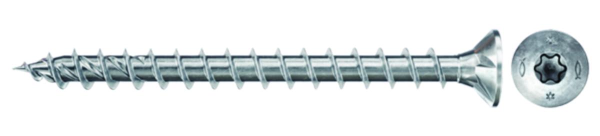 Treskrue fischer PFII Torx senkhode elforzinket - Treskr 3.0X20 EZ SH TX10 PFII elforz SH helgj. fischer 200pk