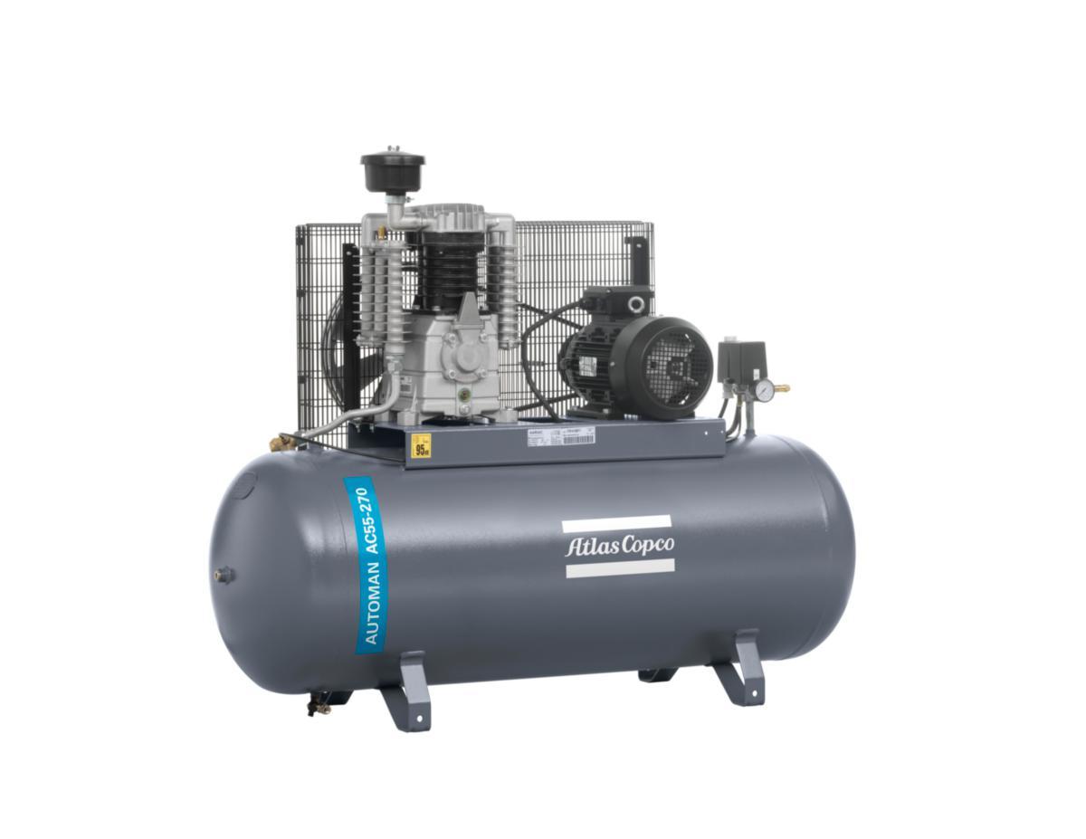 Kompressor Atlas Copco AC55E300T DOL 230/3/50 - Kompressor Atlas Copco AC55ET 230V/3-fas/300L 5.5hk