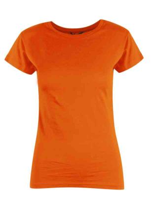 T-skjorte dame YOU Kos Oransje str L