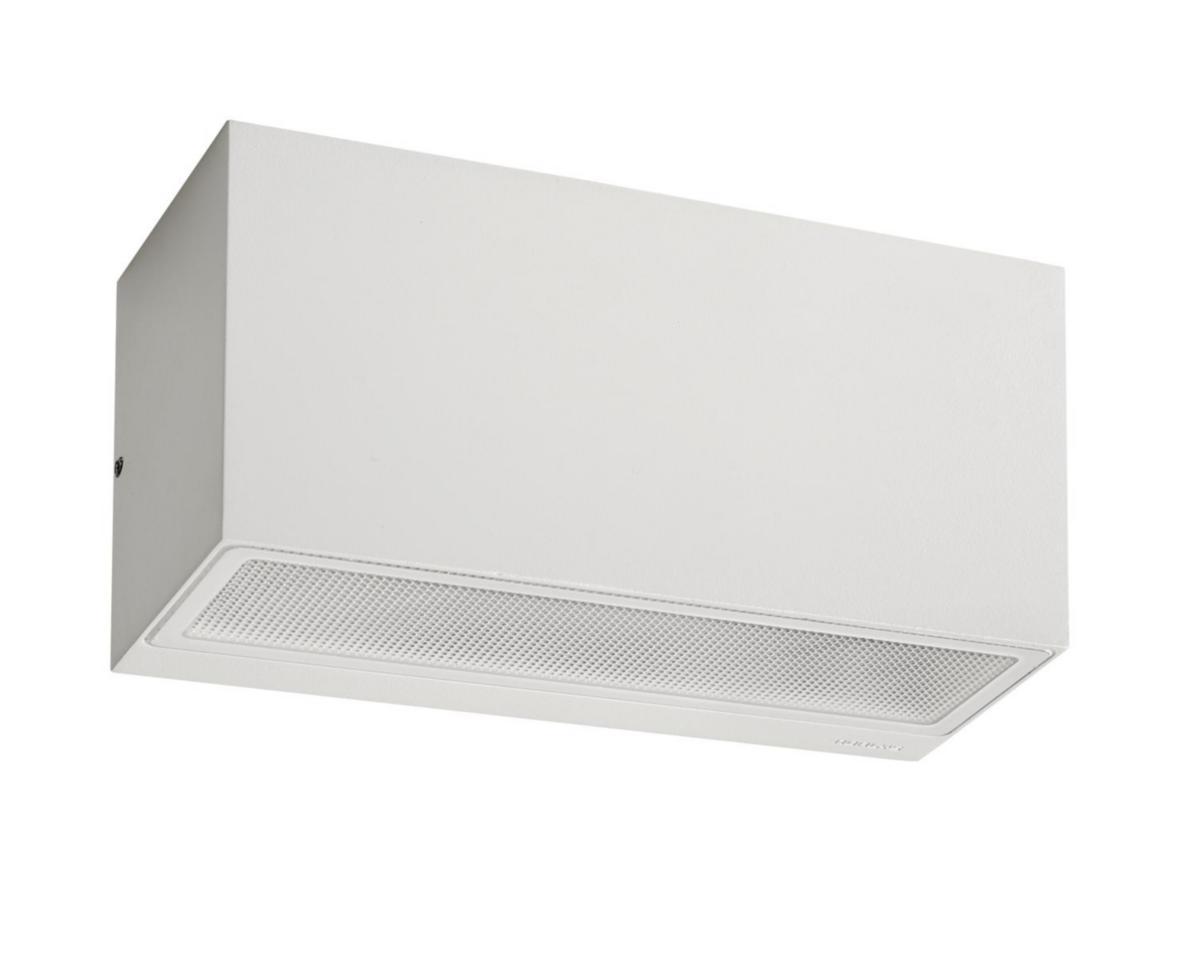 Veggarmatur Norlys Asker 1513 LED - Asker 1513 hvit E27. 46W Halo max. IP65. KL I