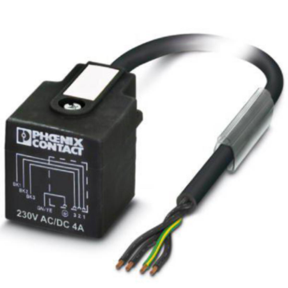 Sensor-/aktuatorkabel 4-polet - SENSOR-/AKTUATORKABEL SAC-4P-3,0-PUR/AD