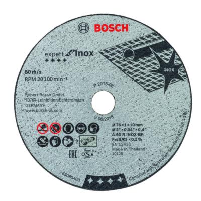 Kappeskive Expert Inox Bosch Ø76x10mm A 60 R BF 5pk