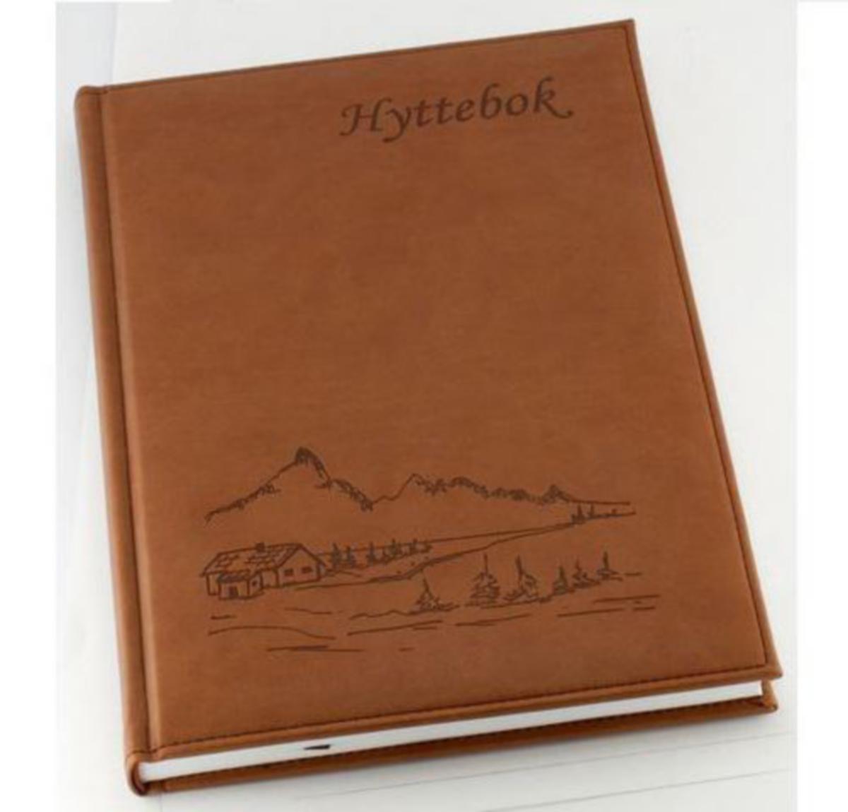 Hyttebok Fjell Grieg - Hyttebok Fjell Grieg 192 sider ulinjert brun