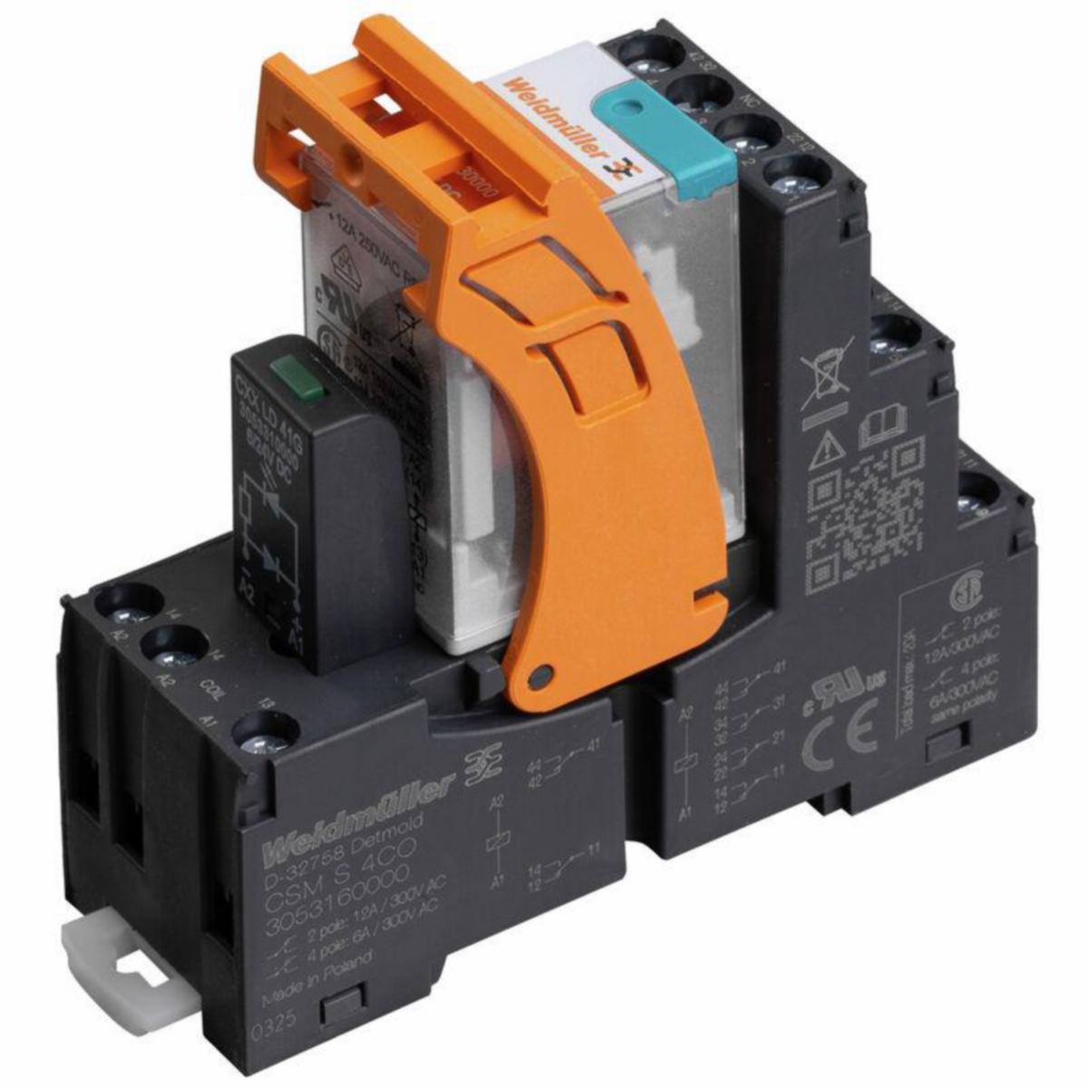 Rele Modul Weidmüller CRIKIT - CRMKIT S 24VDC 4CO L/D