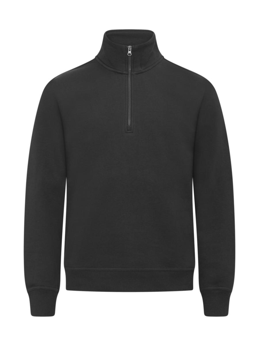Collegegenser Clique™ Miami Half Zip - Collegegenser hz Clique Miami svart str S