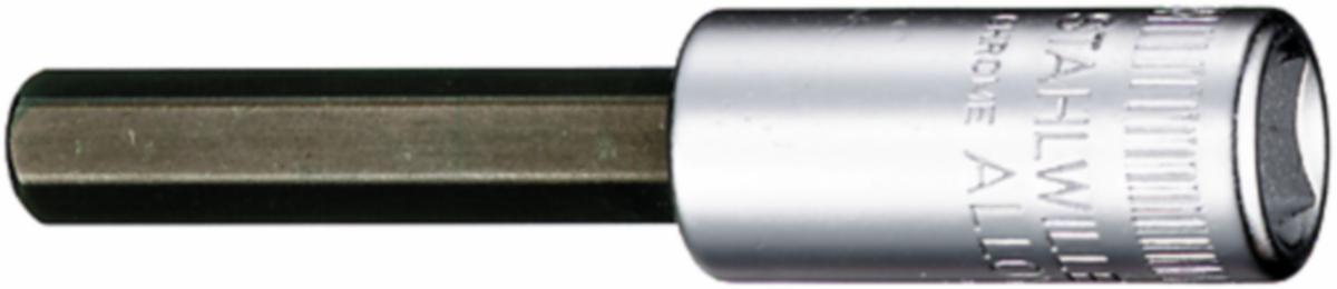 Sekskantpipe Stahlwille 1/4" 44 - Pipe innvendig 6kt 44 Stahlwille 1/4"X3mm 1050003
