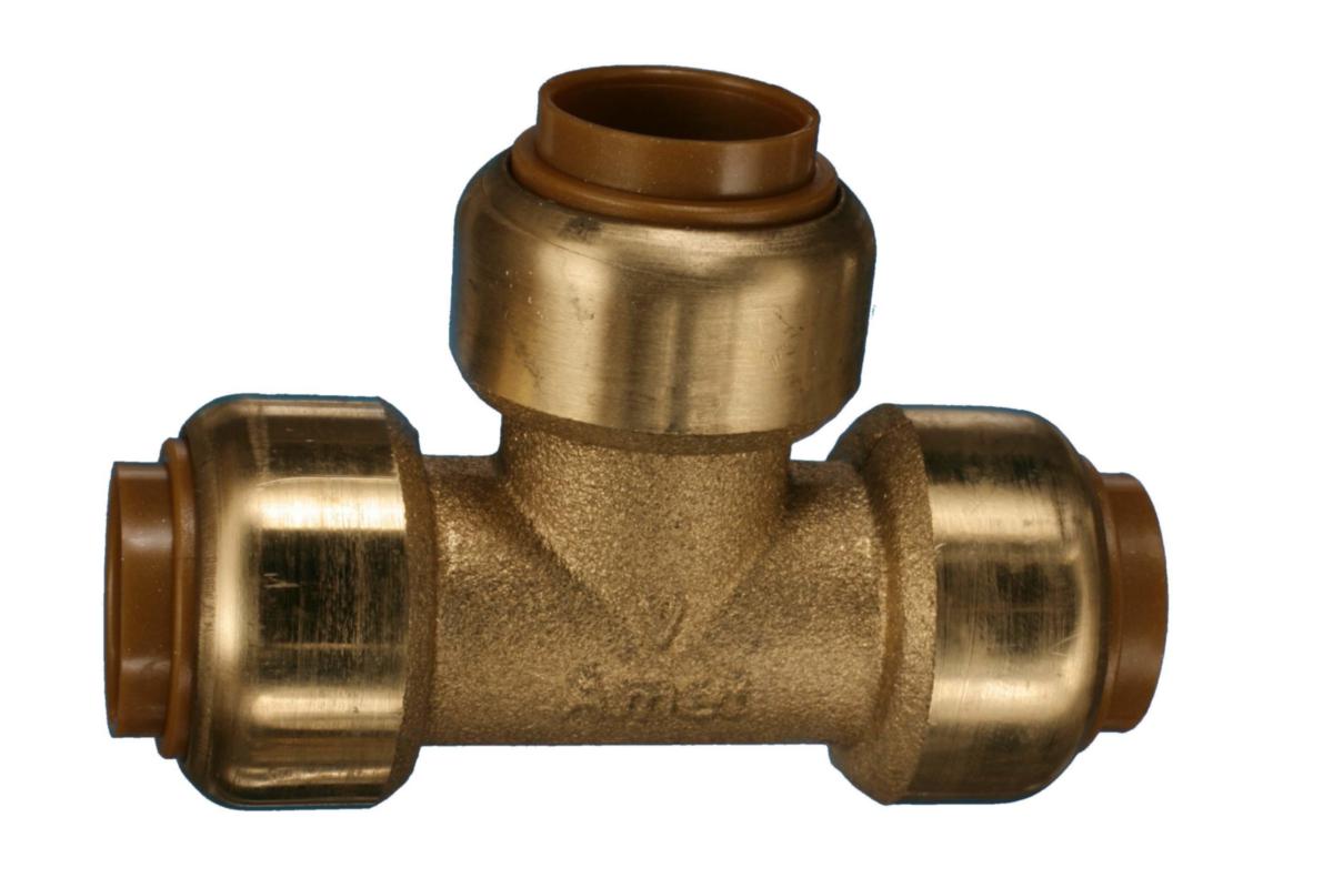 22 mm tectite t-rør classic - t-rør tectite classic, gul ...
