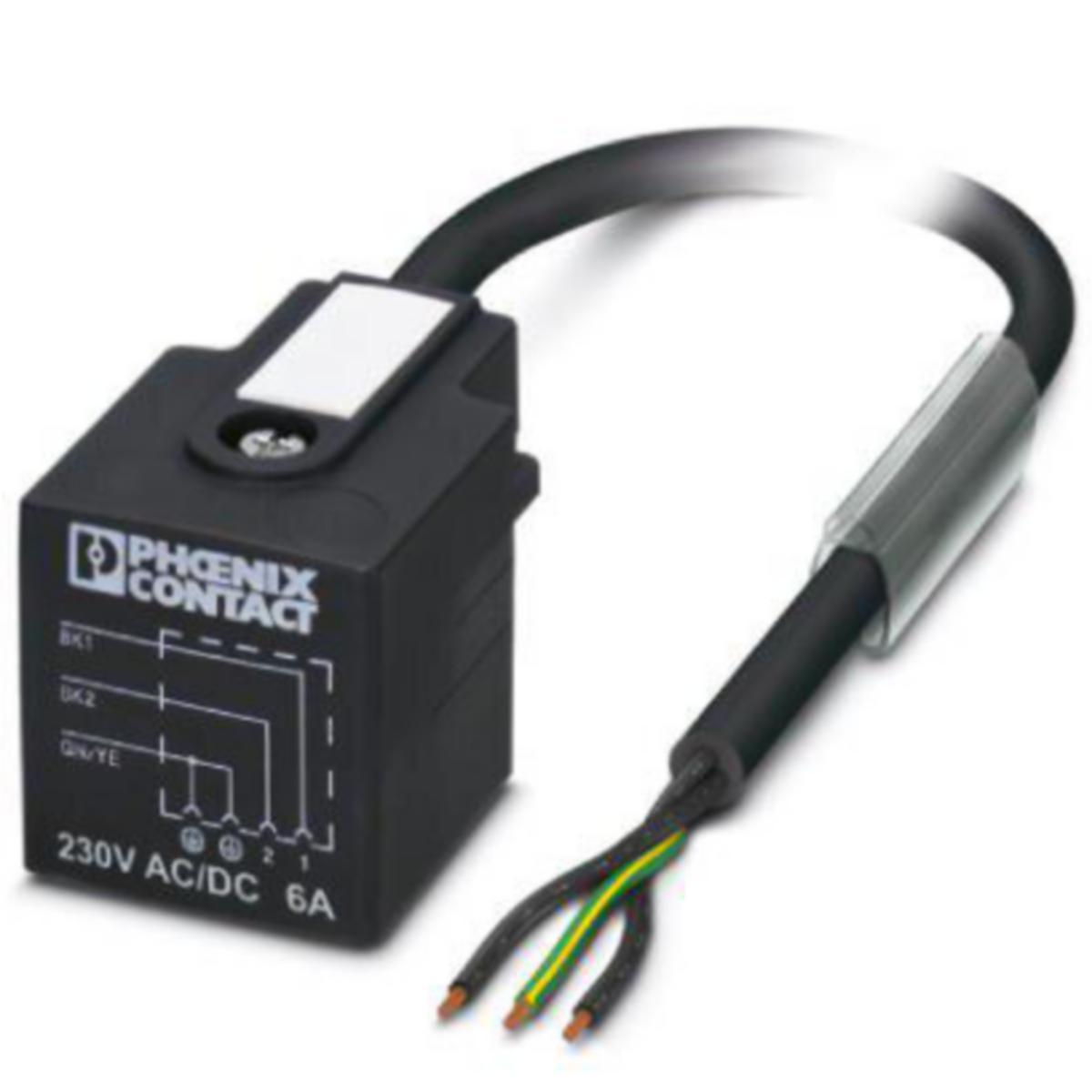 Sensor-/aktuatorkabel 3-polet - SENSOR-/AKTUATORKABEL SAC-3P- 5,0-PUR/A