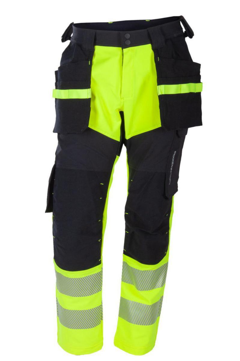 Håndverksbukse BS Lillehammer HiVis kl.1 - Håndverksbukse BS Lillehammer HiVis kl. 1 gul/svart str C64