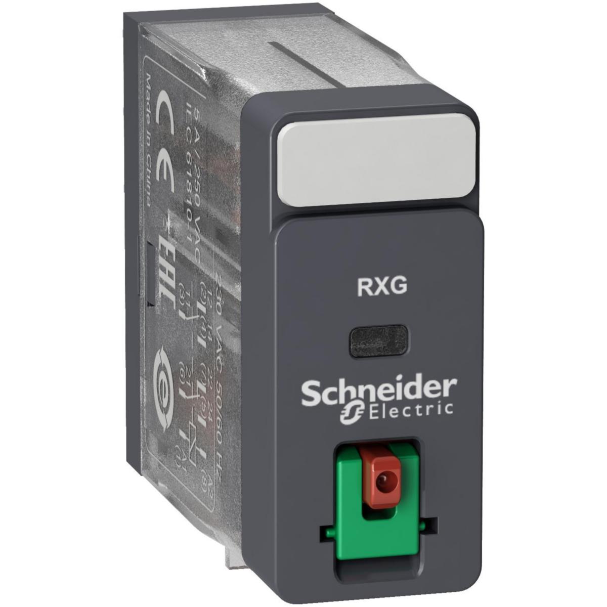 Pluggrelè Schneider 2 CO 5A LTBLED - 2CO 5A rele LTB-LED 120VAC