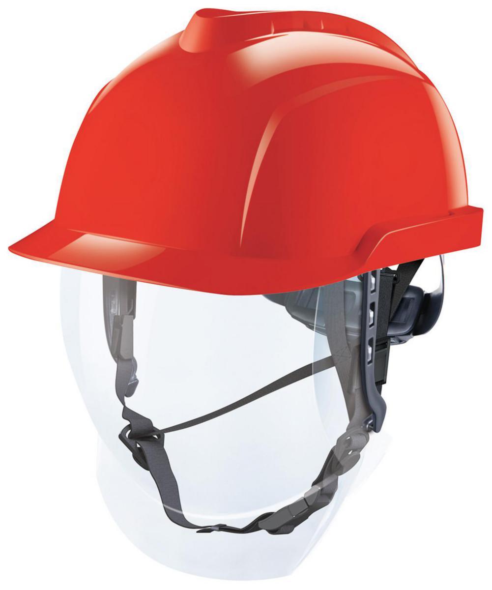 Vernehjelm MSA V-gard 950 1000V - Vernehjelm MSA V-Gard 950 elektriker rød