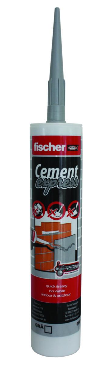 Cement Express - Fugereparasjonsmørtel Cement Fischer Express 310ml grå