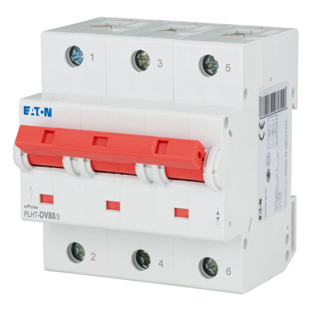 Overbelastningsvern Eaton Xpole PLHT - OVERBEL.VERN PLHT-OV80/3 