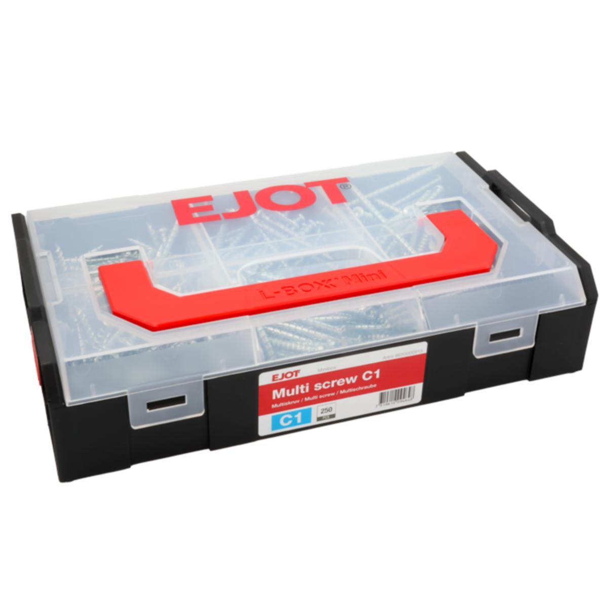 Universalplugg Ejot Minibox + skruer 1pk - Universalplugg Minibox Ejot + skruer 1pk