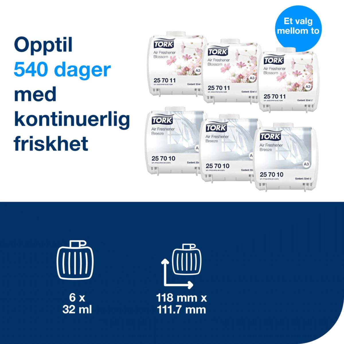Kontinuerlig Luftfrisker Tork A3 - Kontinuerlig Luftfrisker Tork A3 Mix 32ml