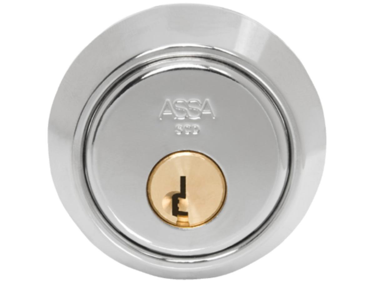 Sylinder ASSA Abloy 1212 - Sylinder 1212 inkl 3 nøkler ASSA Rund 7 Stift GDS/SB