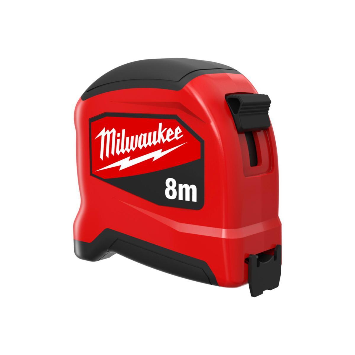 Målebånd Milwaukee slim Gen 2 - Målebånd slim GEN2 Milwaukee 25mmx8m