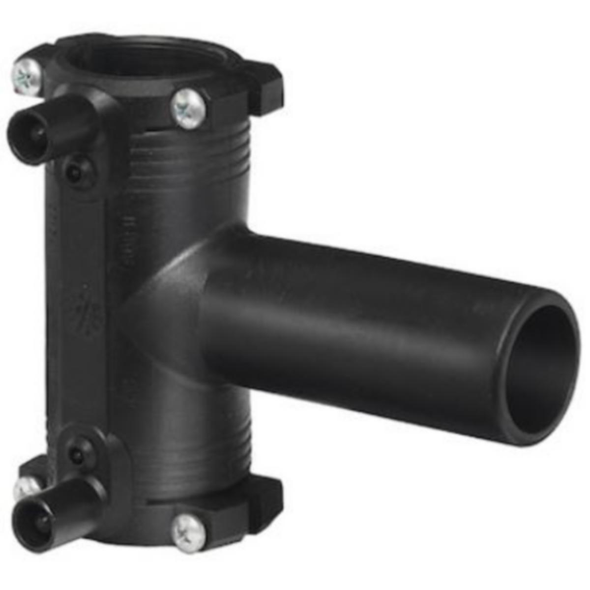 Elektro t-rør PE100 SDR11, +GF+ - 63 mm elektro t-rør 90° PE 100 SDR11